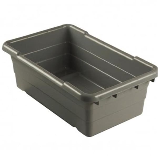 Prairie View Industries Prairie View LUG GRAY Polyethylene Gray Lug Tub; 8.75 x 15.5 x 25 in. LUG GRAY - main